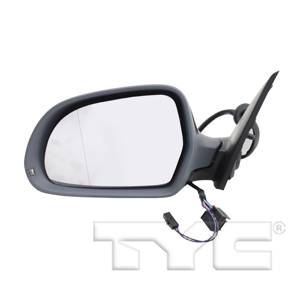 AUDI Q3 DOOR MIRROR LEFT (Driver Side) PWR/HTD/SIGNAL LAMP (WO/LANE DEP WARN) OEM#8U1857409FSP9-PFM 2015-2018 PL#AU1320127
