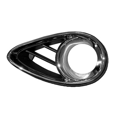 INFINITI QX70 FOG LAMP BEZEL RIGHT (Passenger Side) CHR/BLK (ROUND FOG) OEM#622563EV0A 2014-2017 PL#IN1039101