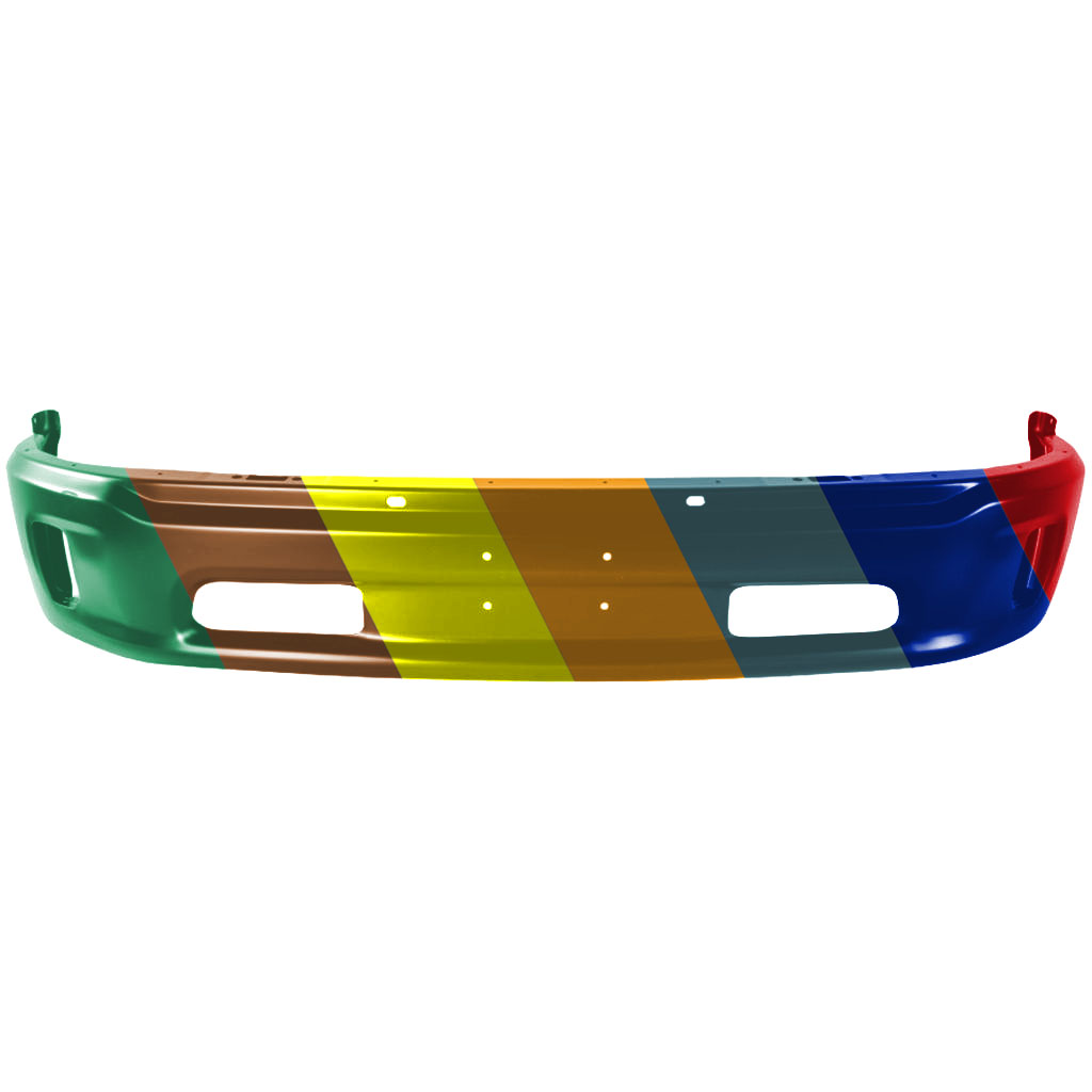 DODGE TRUCKS & VANS DODGE/PU (R1500) FRONT BUMPER BLACK (W/ FOG)(WO/SENSOR) OEM#68160854AB 2013-2022 PL#CH1002399