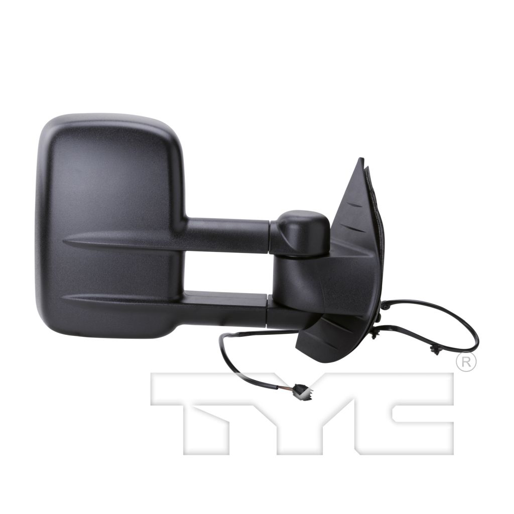 GM TRUCKS & VANS SILVERADO/PU 2500/3500 (CHEVY) DOOR MIRROR RIGHT (Passenger Side) PWR/HTD (W/TOW)(DUAL ARM)(no signal in glass) OEM#20862099-PFM 2011-2014 PL#GM1321407