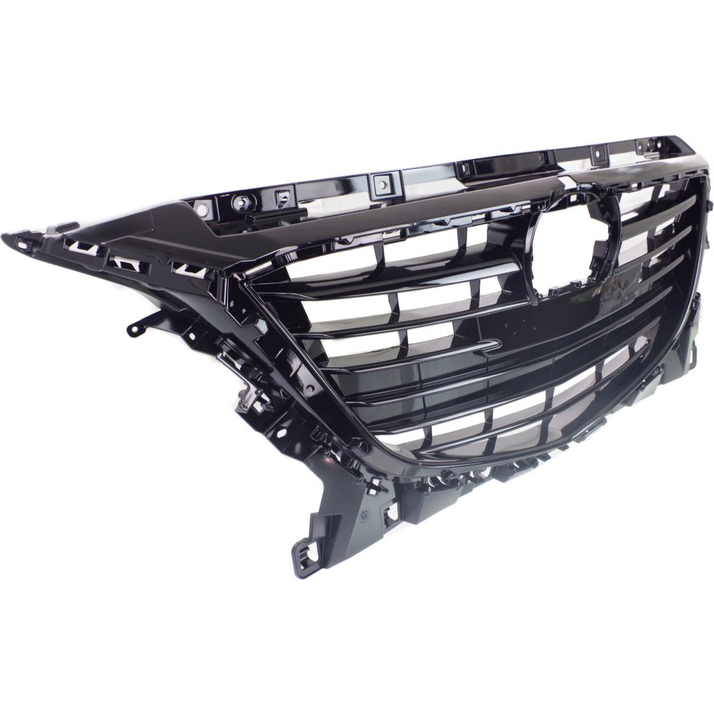 MAZDA MAZDA3 GRILLE GLOSS BLACK (W/ ADAPTIVE CRUISE) OEM#BJD350712D 2014-2016 PL#MA1200195