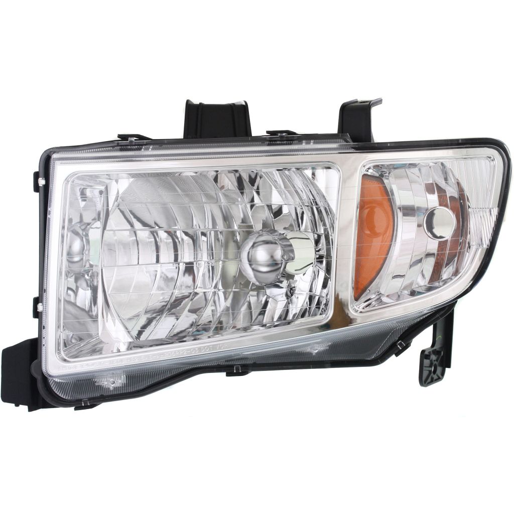 HONDA RIDGELINE HEAD LAMP UNIT LEFT (Driver Side)(CHR BEZEL)(EXC SPORT) **CAPA** OEM#33151SJCA11 2009-2014 PL#HO2518128C