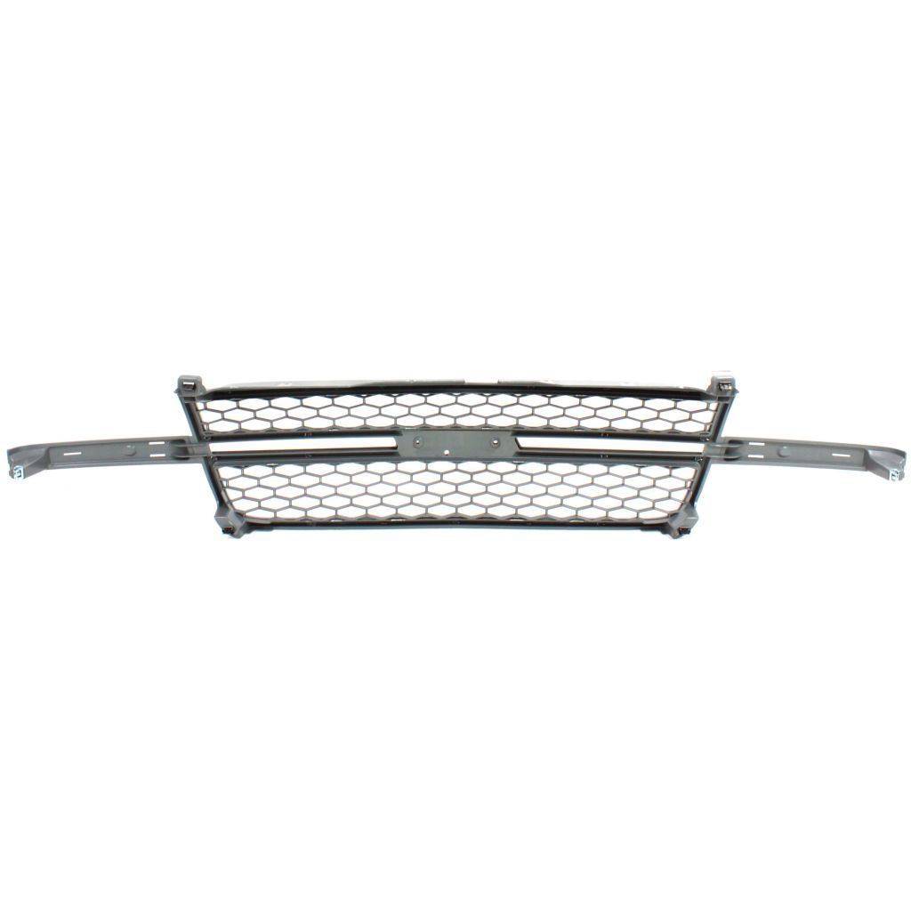 GM TRUCKS & VANS SILVERADO/PU (CHEVY) (07 OLD STYLE) GRILLE CHROME FRAME/GRAY INNER(EXC 1500) OEM#12335956 2005-2007 PL#GM1200546