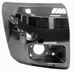 GM TRUCKS & VANS SILVERADO/PU 1500 (CHEVY) FRONT BUMPER END RIGHT (Passenger Side) CHROME (W/FOG) **CAPA** OEM#20985758 2012-2013 PL#GM1005156C