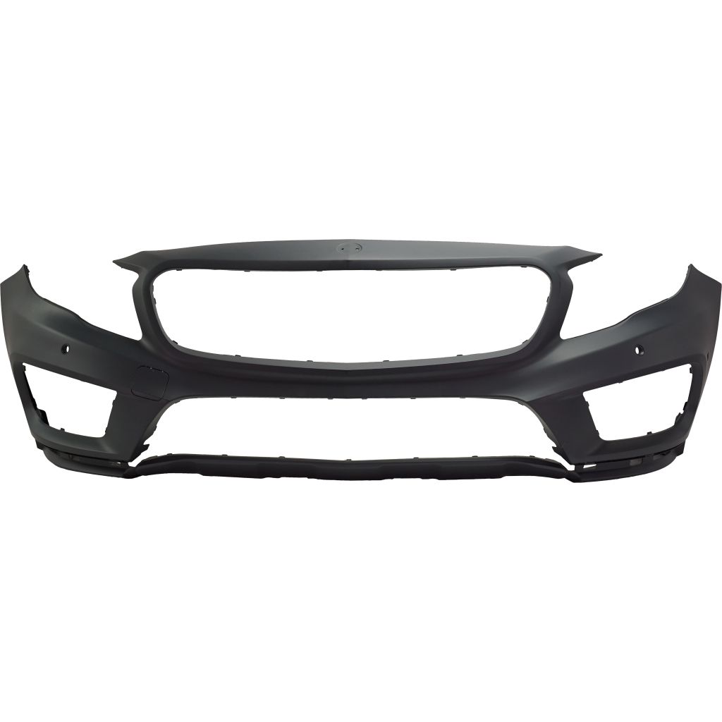 MERCEDES-BENZ GLA-CLASS FRONT BUMPER COVER PRIMED (GLA250 W/AMG)(GLA45)(W/SENSOR) OEM#15688036409999 2015-2017 PL#MB1000457