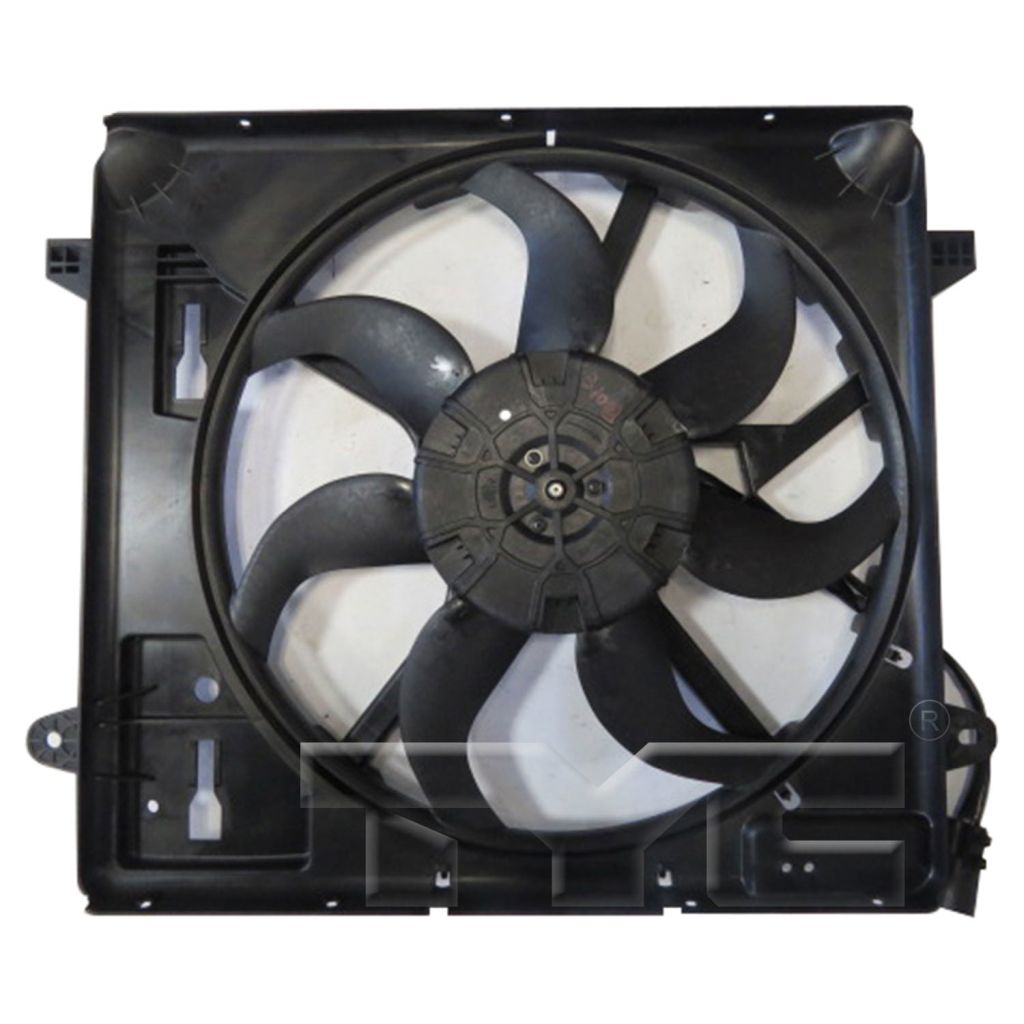 JEEP WRANGLER (JK) RADIATOR & A/C FAN ASSEMBLY 3.6L (SINGLE FAN) OEM#68143894AB 2012-2018 PL#CH3115188