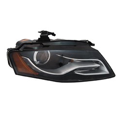AUDI S4 SEDAN HEAD LAMP UNIT RIGHT (Passenger Side)(HID)(WO/CURVE LED LIGHT)(TO 6-21-10) OEM#8K0941030AL 2010 PL#AU2503150