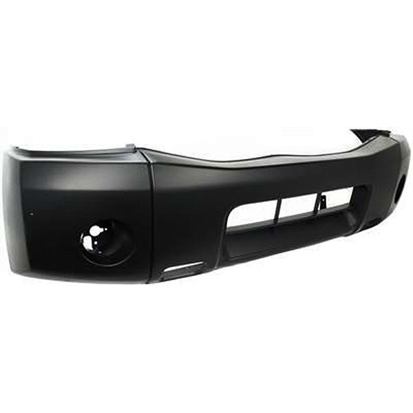 NISSAN TITAN FRONT BUMPER COVER PRIMED (XE/S MDL)(1PC PLASTIC COVER TYPE)**CAPA** OEM#620227S020 2004-2015 PL#NI1000237C