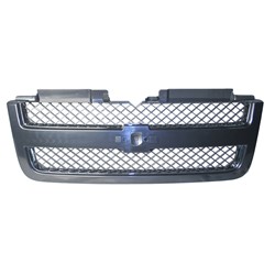 GM TRUCKS & VANS TRAILBLAZER GRILLE ASSEMBLY CHR/GRAY (LT MDL) (INNER & OUTER) OEM#19121044 2006-2009 PL#GM1200549