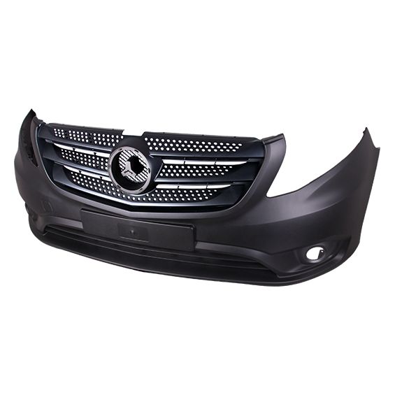 MERCEDES-BENZ METRIS FRONT BUMPER COVER TEXTURE (W/FOG)(WO/SENSOR) OEM#44788596259B51 2016-2023 PL#MB1000503