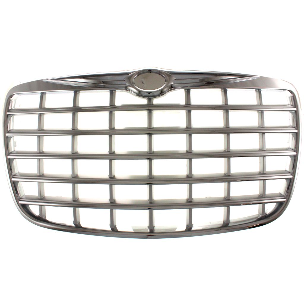 CHRYSLER 300 GRILLE CHR/SLV (5.7L/6.1L) OEM#4805928AC 2005-2010 PL#CH1200276