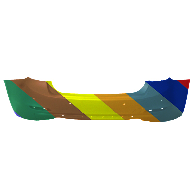 BMW BMW 3 (SEDAN) REAR B COVER PRIMED (335i)(WO/M SPORT)(W/MLDG HOLE)(W/PK SENSOR) OEM#51127312735 2012-2015 PL#BM1100242
