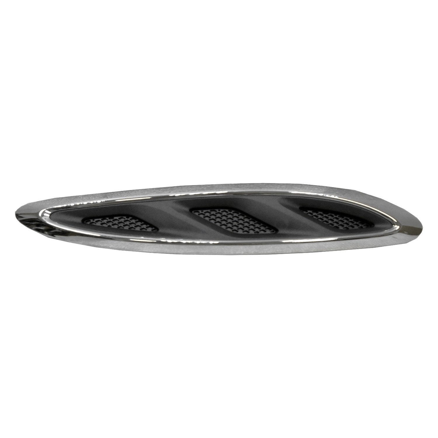 BUICK ENCLAVE HOOD MLDG SIDE LEFT (Driver Side) CHROME/BLACK OEM#23142431 2013-2017 PL#GM1239108