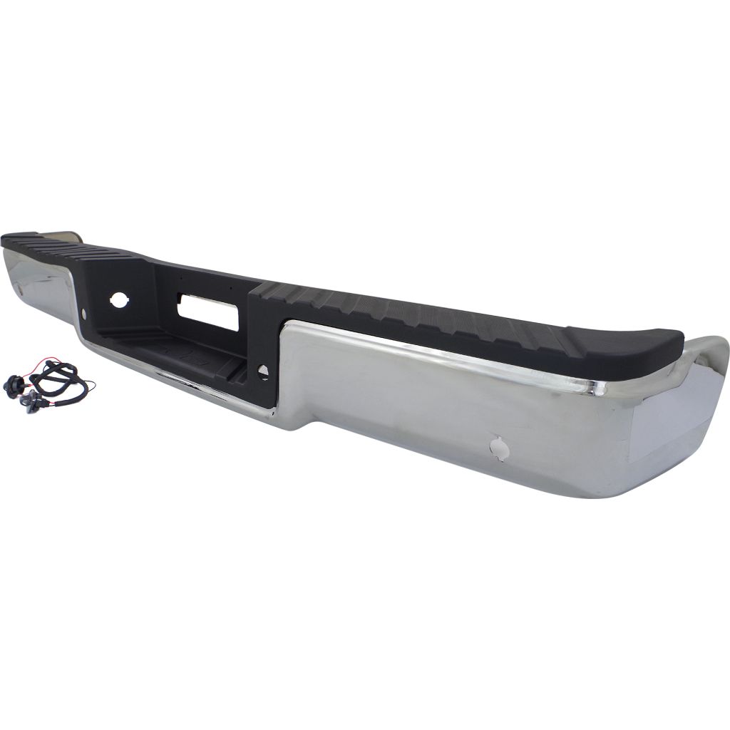 LINCOLN MARK LT STEP BUMPER ASSEMBLY CHROME (SS)(HITCH STYLE)(W/SENSOR)(TO 8-7-05) OEM#4L3Z17906BA-PFM 2006 PL#FO1103119
