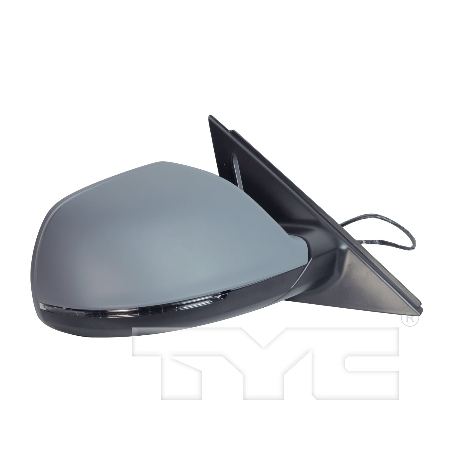 AUDI Q5 / SQ5 DOOR MIRROR RIGHT (Passenger Side) PWR/HTD/SIGNAL/LANE WARNING (WO/PUDDLE/DIMMING) OEM#8R1857410F01C-FPM 2009-2017 PL#AU1321121