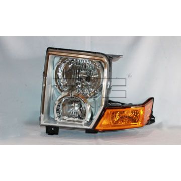 JEEP COMMANDER HEAD LAMP ASSEMBLY LEFT (Driver Side) (HALOGEN)W/SIGNAL LAMP OEM#55396537AI 2006-2010 PL#CH2518117