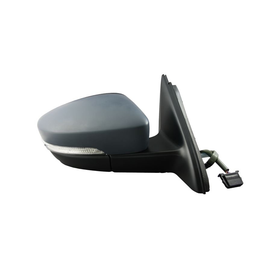VOLKSWAGEN JETTA HYBRID DOOR MIRROR ASSEMBLY RIGHT (Passenger Side) PWR/HTD/SIGNAL (PTD CVR)(SOCKET 12 holes/6 wire) OEM#5C7857508AE-PFM 2013-2016 PL#VW1321146