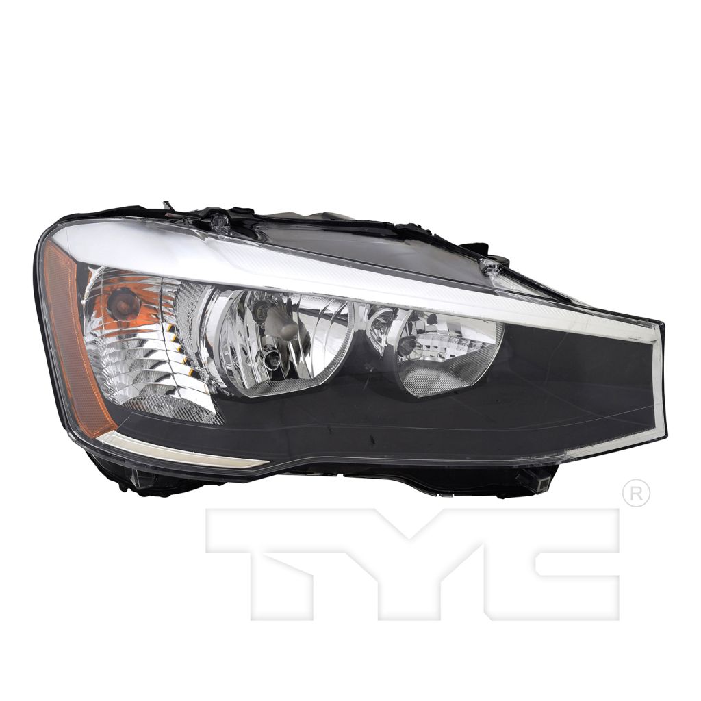 BMW BMW X3 HEAD LAMP ASSEMBLY RIGHT (Passenger Side) (HALOGEN)**CAPA** OEM#63117334074 2015-2017 PL#BM2519142C