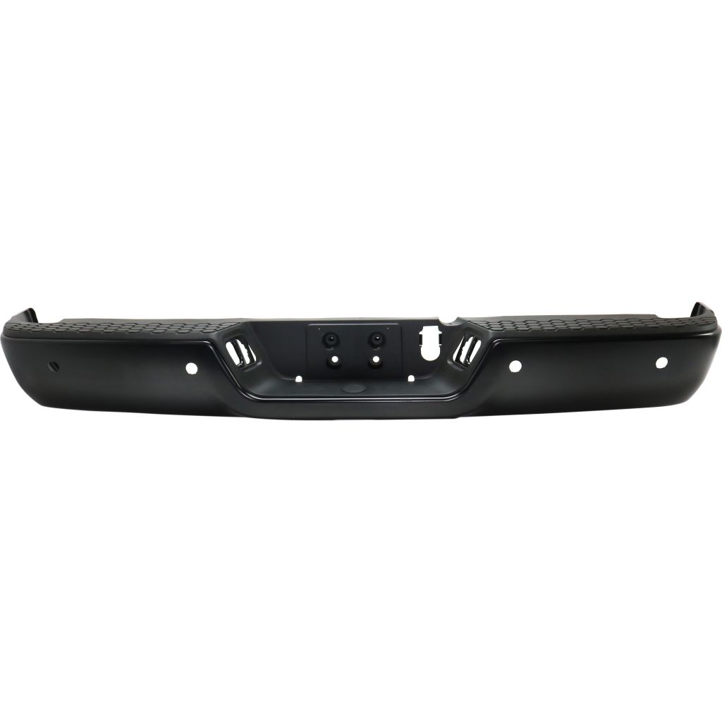 DODGE TRUCKS & VANS DODGE/PU (R2500/3500) REAR STEP BUMPER ASSY BLACK (W/SENSOR) OEM#68207307AA-PFM 2013-2018 PL#CH1103127