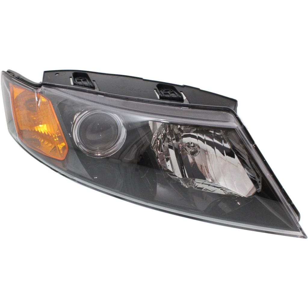 KIA OPTIMA (New Style)(W/1PC HEAD/LAMP) HEAD LAMP ASSEMBLY RIGHT (Passenger Side) (BLACK BEZEL) OEM#921022G560 2009-2010 PL#KI2503140