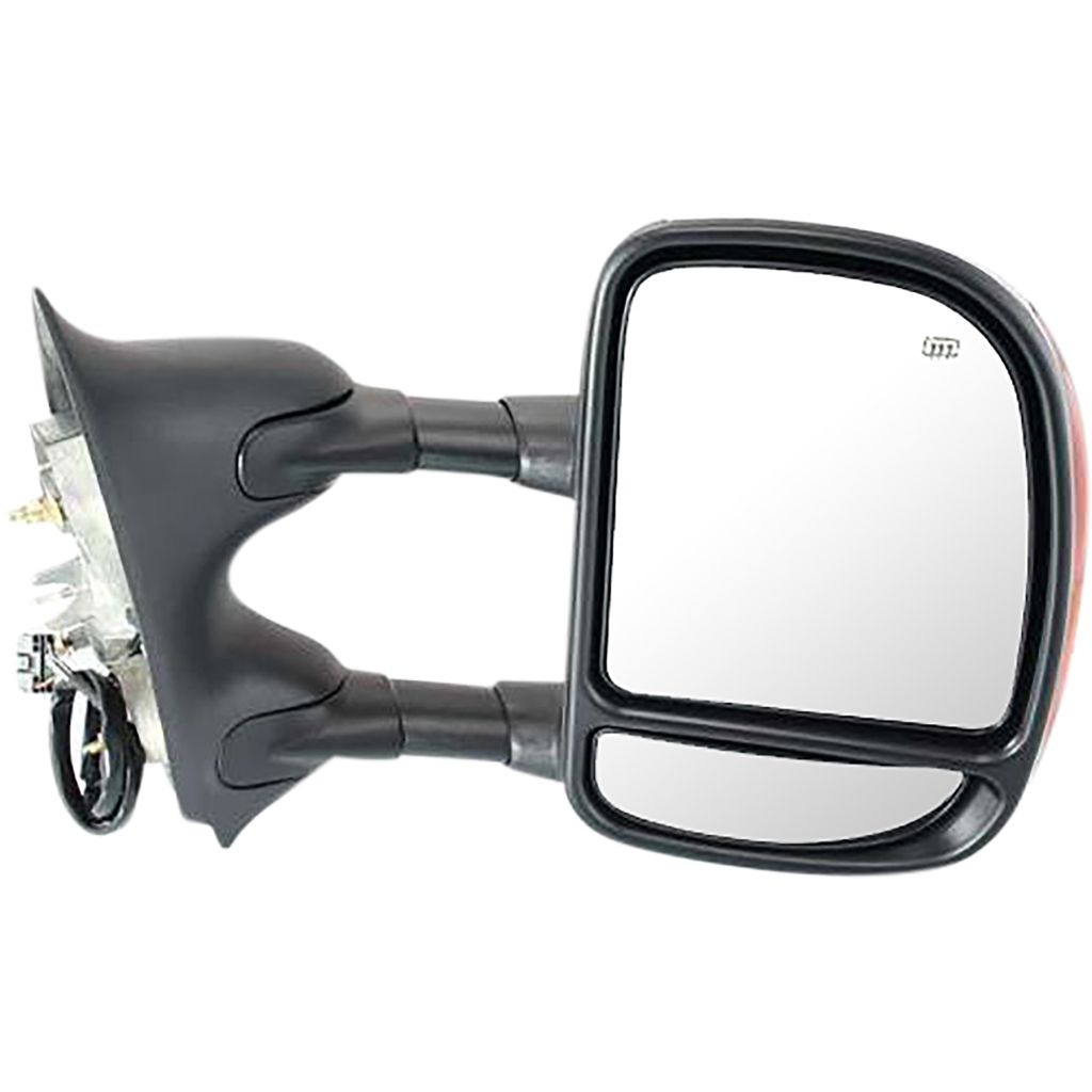 FORD TRUCKS & VANS FORD/PU (F250/350/450/550) Super Duty DOOR MIRROR RIGHT (Passenger Side) PWR/HTD/SIGNAL (CHROME CVR)(DUAL ARMS/GLASS)(TRAILER) OEM#5C3Z17682EAA 2003-2007 PL#FO1321269