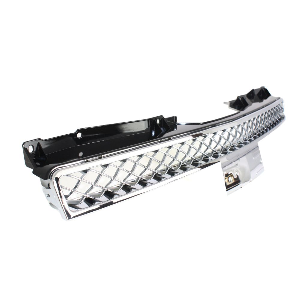 GM TRUCKS & VANS TAHOE (CHEVY) GRILLE UPPER CHROME FRAME/SILVER MESH OEM#19260238 2007 PL#GM1200596