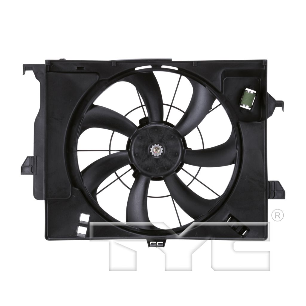 HYUNDAI VELOSTER RADIATOR & A/C FAN ASSEMBLY (WO/TURBO) OEM#253801R050 2012-2017 PL#HY3115136