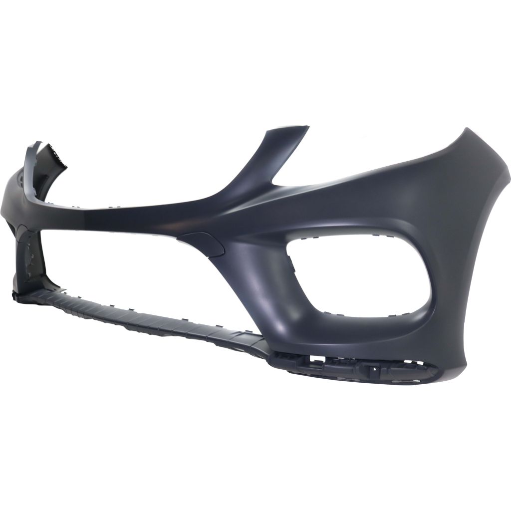 MERCEDES-BENZ GLE-CLASS SUV PLUG-IN (166) FRONT BUMPER COVER PRIMED (W/SPORT PKG)(WO/ACTIVE PK ASSIST)**CAPA** OEM#16688515389999 2016-2019 PL#MB1000497C