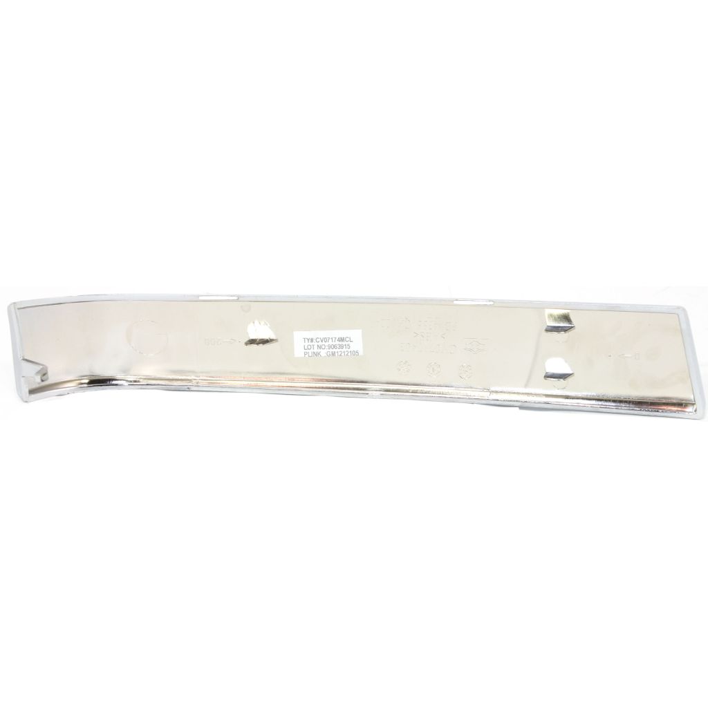 GM TRUCKS & VANS SILVERADO/PU (CHEVY) (07 OLD STYLE) GRILLE MOLDING LEFT (Driver Side) CHR(EXC 1500) OEM#10397973 2005-2007 PL#GM1212105