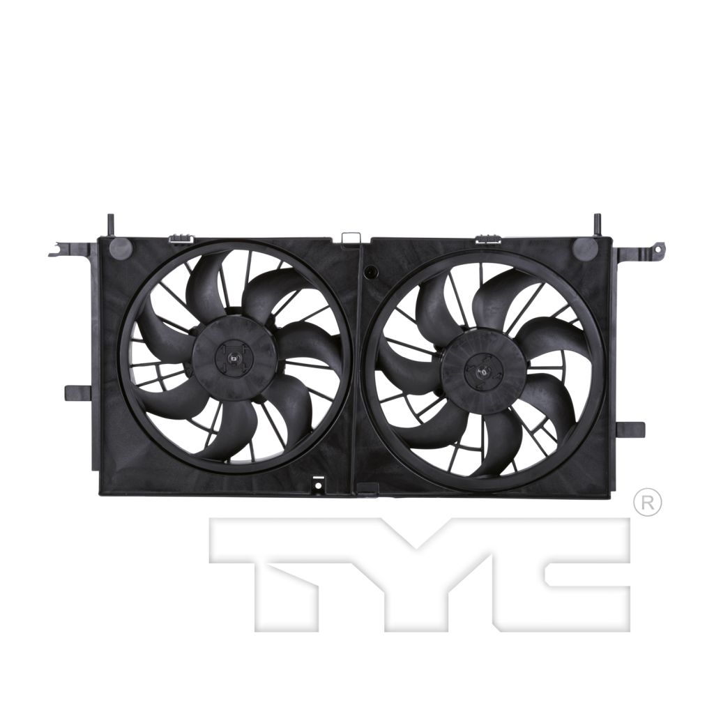 BUICK TERRAZA RADIATOR & A/C FAN ASSY (3.5L)(WO/REAR A/C)(DUAL FAN) OEM#15290117 2005-2006 PL#GM3115196