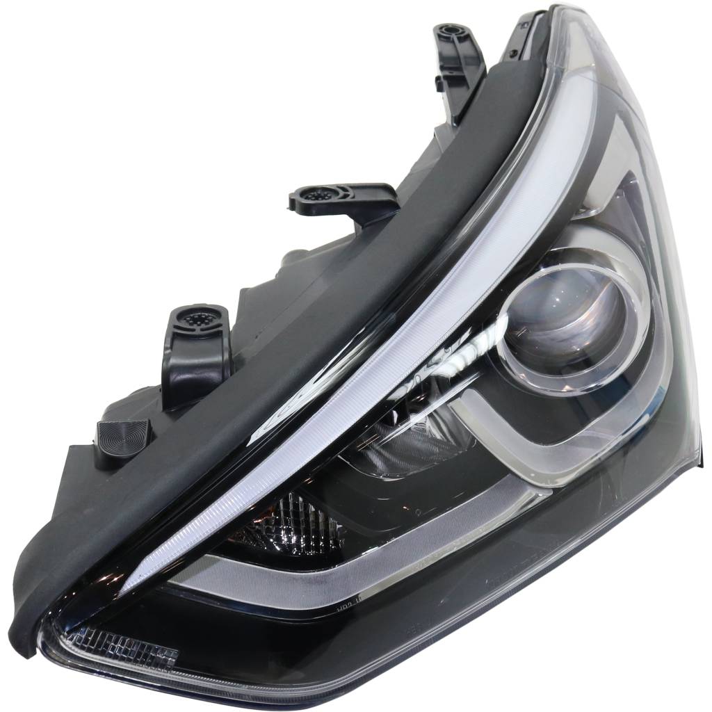 HYUNDAI SANTA FE SPORT (2.0/2.4L) HEAD LAMP ASSY LEFT (Driver Side) (HALOGEN)(PROJECTOR)(W/LED ACCENT) OEM#921014Z500 2017-2018 PL#HY2502205