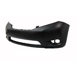 TOYOTA SIENNA FRONT BUMPER COVER PRIMED (WO/SENSOR)(EXC SE)**CAPA** OEM#5211908904 2011-2017 PL#TO1000369C