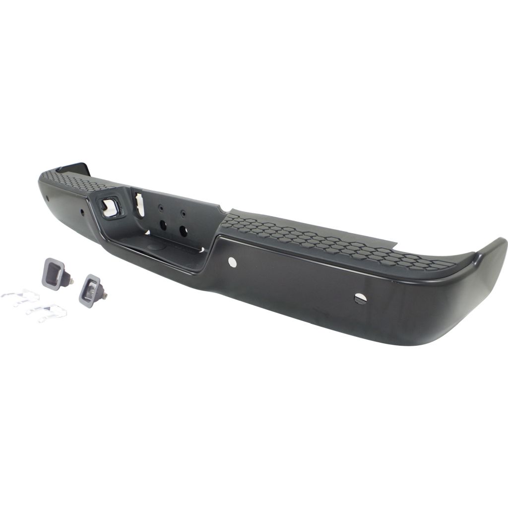 DODGE TRUCKS & VANS DODGE/PU (R1500) STEP BMPER ASSEMBLY BLACK (SINGLE EXHAUST)(W/SENSOR) OEM#68049864AB-PFM (P) 2013-2022 PL#CH1103121