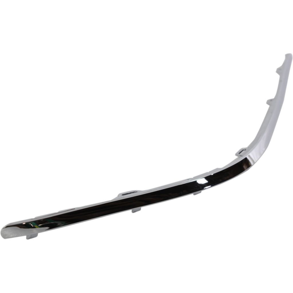 BMW BMW 7 SERIES FRONT BUMPER OUTER COVER UPPER MOLDING RIGHT (Passenger Side) CHROME (745Li/760Li) OEM#51117135558 2006-2008 PL#BM1047125