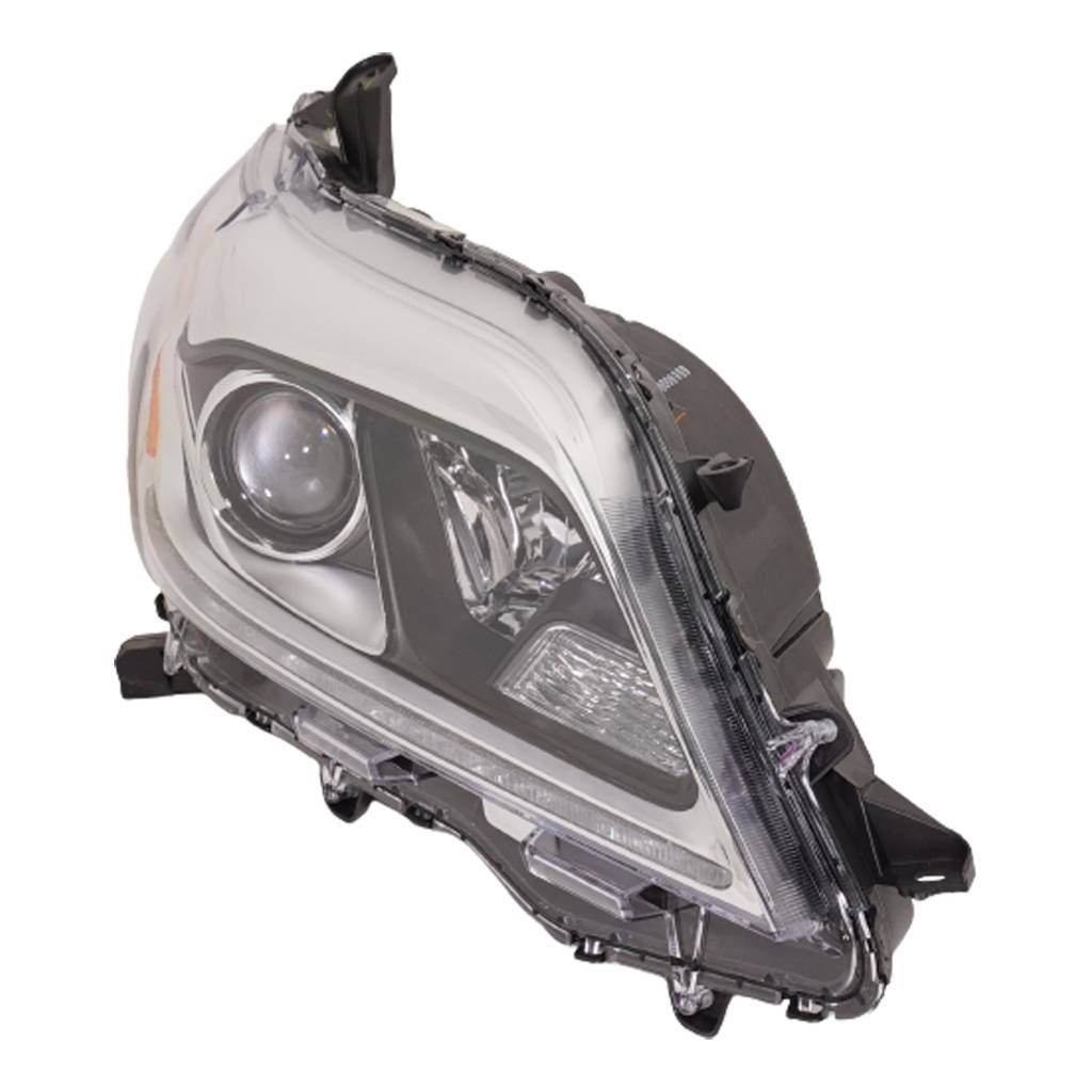 TOYOTA SIENNA HEAD LAMP UNIT RIGHT (Passenger Side) (HID)(W/CHROME BEZEL) OEM#8114508070 2015-2020 PL#TO2519154