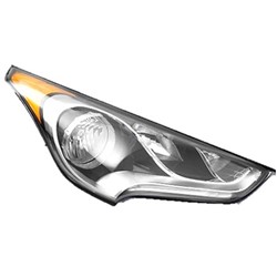 HYUNDAI VELOSTER HEAD LAMP ASSEMBLY RIGHT (Passenger Side) (WO/TURBO)(WO/PROJECTOR) **CAPA** OEM#921022V000 2012-2017 PL#HY2503168C