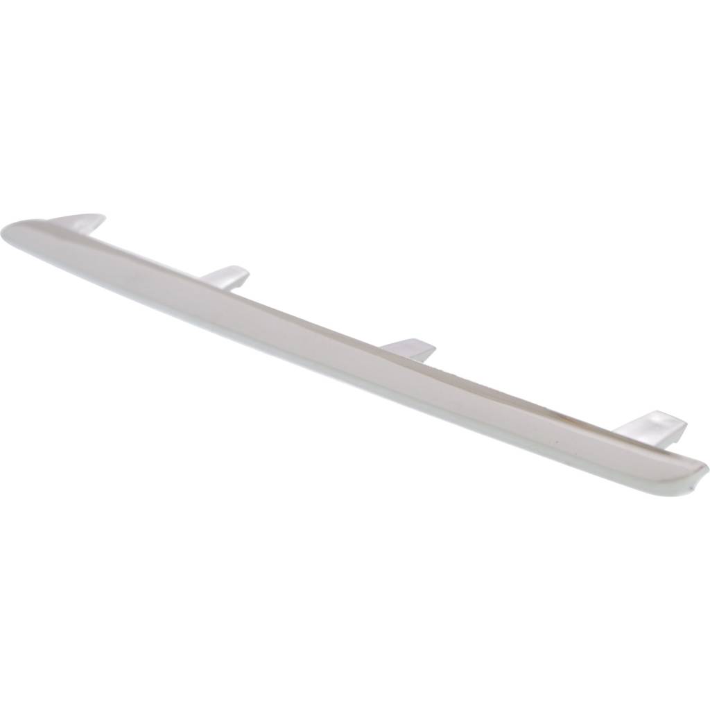 MERCEDES-BENZ E-CLASS HYBRID (E400) GRILLE COVER MOLDING LOWER LEFT (Driver Side) CHROME (W/CENTER GRILLE EMBLEM) OEM#2128852521 2014-2015 PL#MB1214100