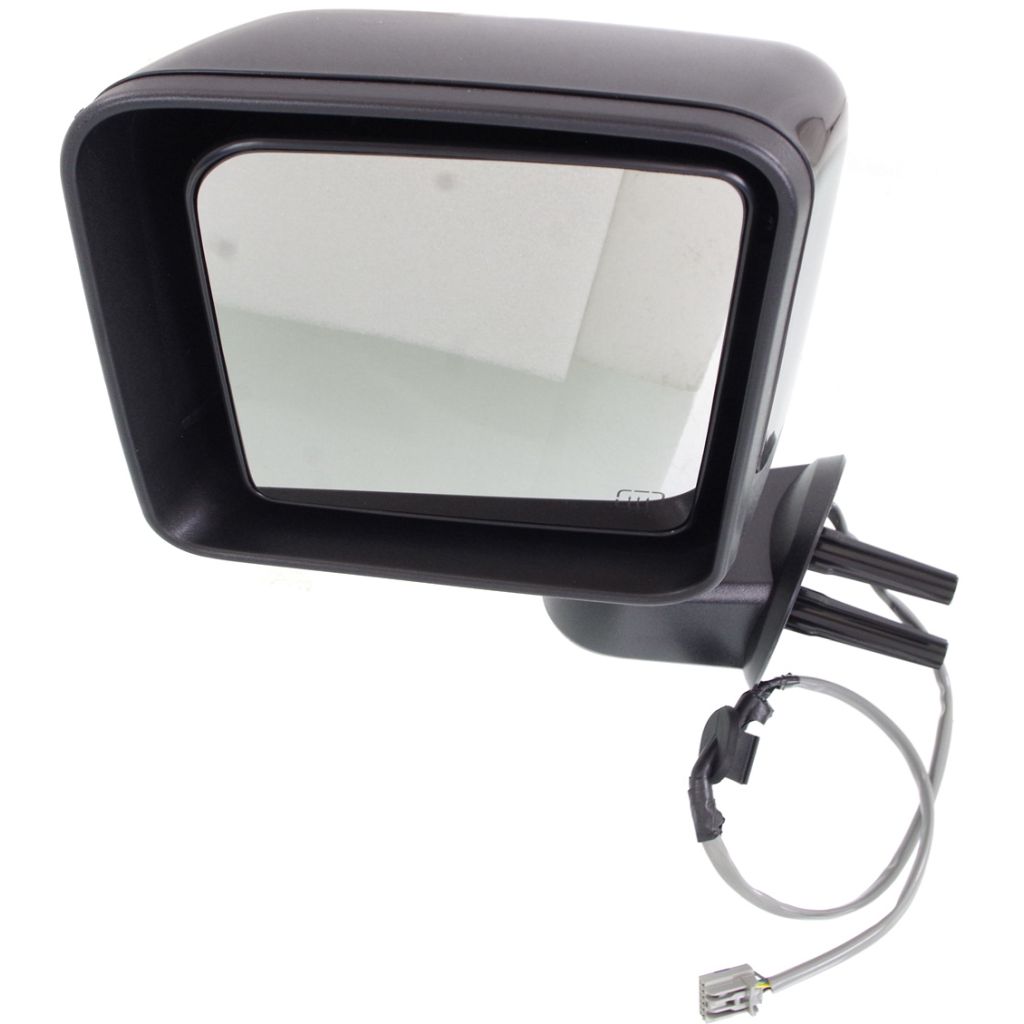 JEEPVEHICLE WRANGLER (JK) DOOR MIRROR LEFT (Driver Side) PWR/HTD (PTM) OEM#5SJ43DX8AA 2014 PL#CH1320392