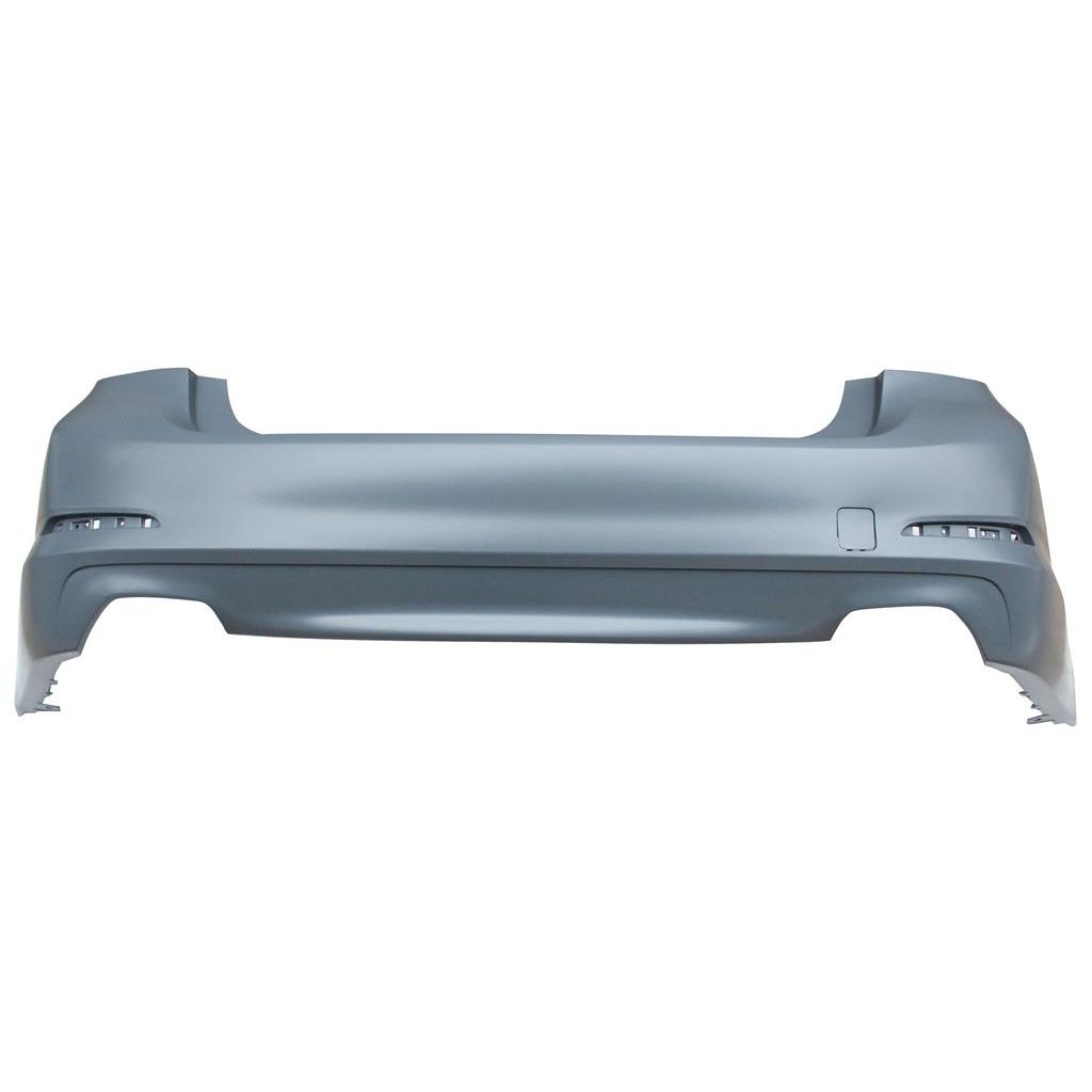 BMW BMW 5 SERIES (SEDAN) REAR BUMPER COVER PRIMED (540i WO/M PKG)(WO/LUXURY PKG)(WO/SENSOR)(WO/PARK SYS) OEM#51127475590 2017-2020 PL#BM1100378