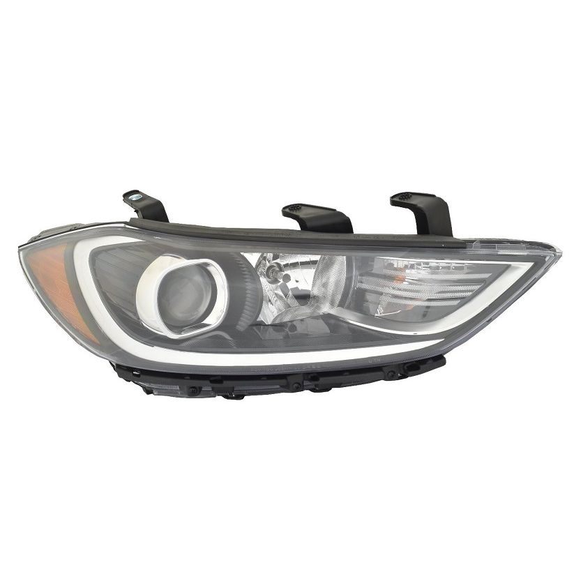HYUNDAI ELANTRA SEDAN HEAD LAMP ASSY RIGHT (Passenger Side) (DEPO REDESIGN)(HID)(2.0L)(USA) OEM#92102F3200 2017-2018 PL#HY2503226
