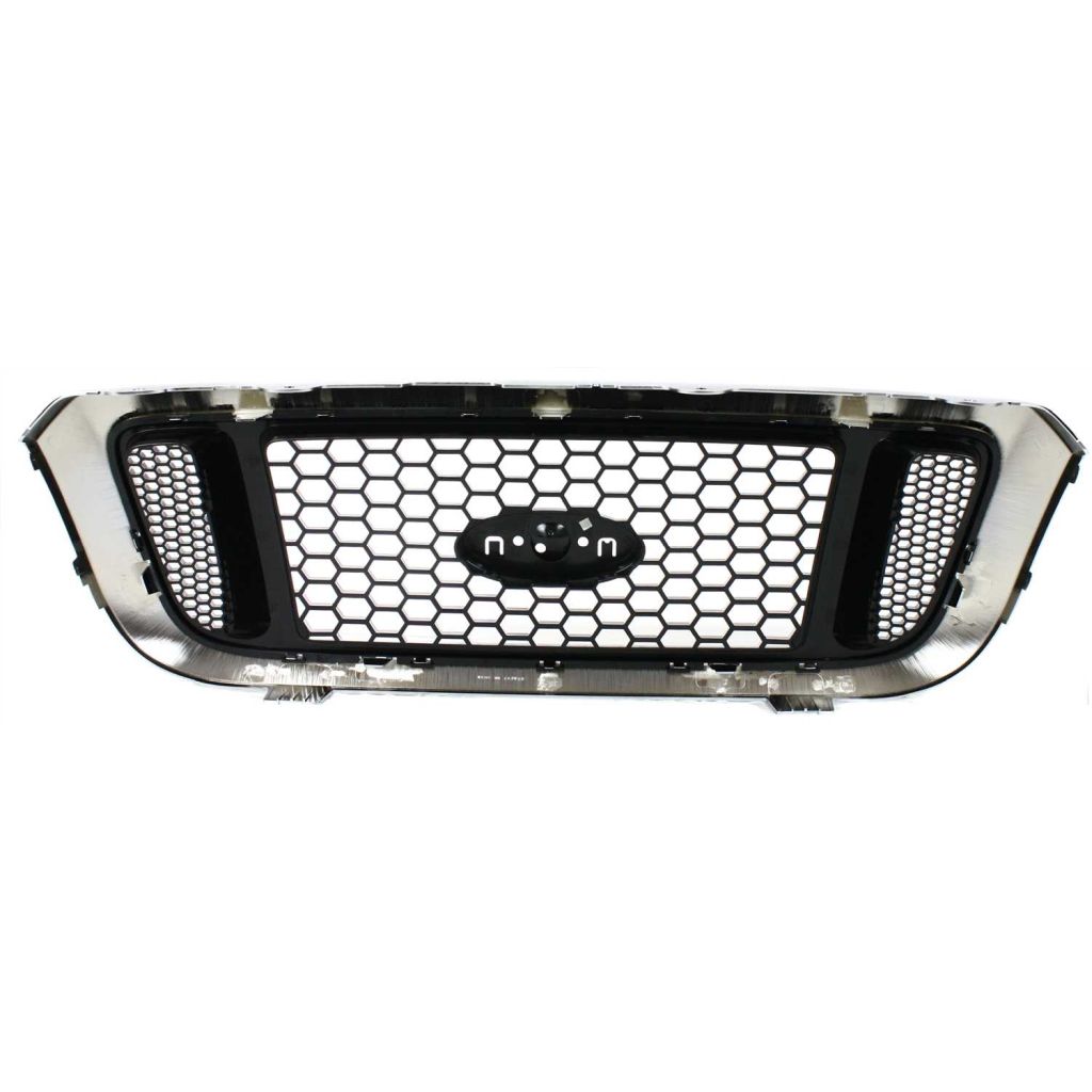 FORD TRUCKS & VANS RANGER GRILLE CHROME W/ARG MESH TYPE (4WD) OEM#4L5Z8200EAA 2004-2005 PL#FO1200453