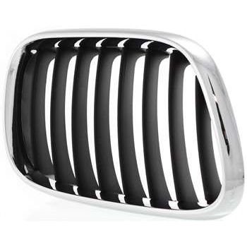 BMW BMW X5 GRILLE RIGHT (Passenger Side) CHROME/BLACK OEM#51138402646 2000-2003 PL#BM1200153