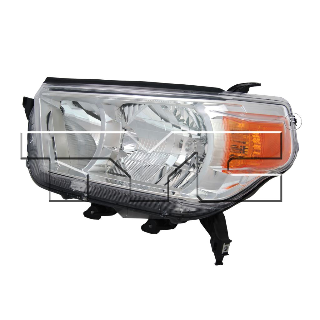 TOYOTA 4RUNNER HEAD LAMP UNIT LEFT (Driver Side) CHROME BEZEL OEM#8117035520 2010-2013 PL#TO2518127
