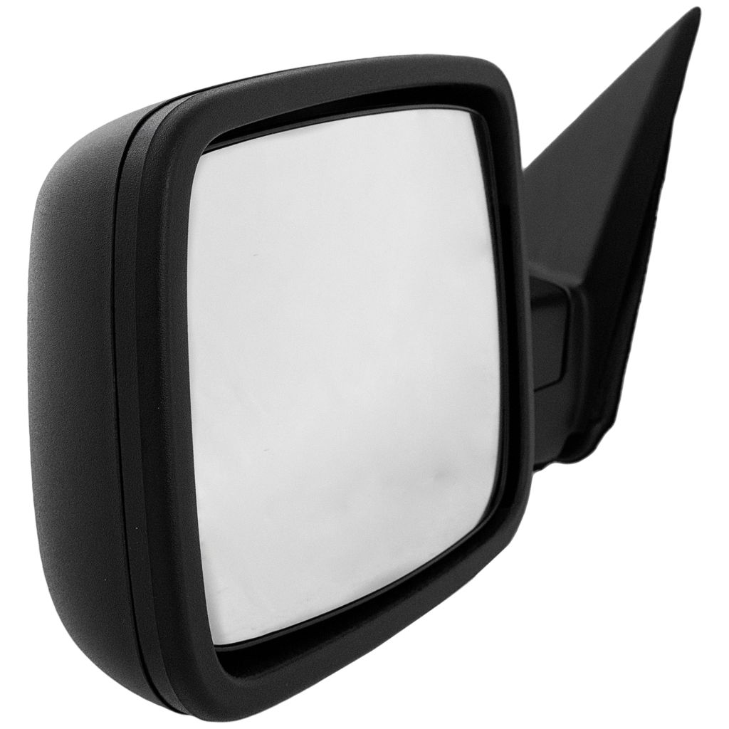 DODGE TRUCKS & VANS DODGE/PU (R2500/3500) DOOR MIRROR LEFT (Driver Side) MANUAL (SINGLE GLASS)TEXT BLACK) OEM#55372069AH 2010-2012 PL#CH1320308