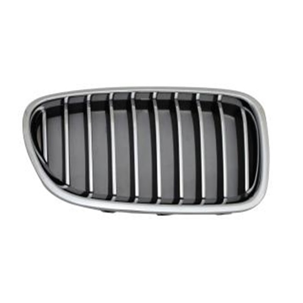 BMW BMW 5 SERIES HYBRID GRILLE RIGHT (Passenger Side) CHR/CHR-SILVER (WO/NIGH VISION)(M SPORT) OEM#51137412326 2014-2016 PL#BM1200247