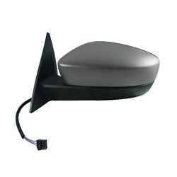VOLKSWAGEN BEETLE DOOR MIRROR RIGHT (Passenger Side) POWER/HEATED (WO/SIGNAL)(PTD CVR)(CONVEX) OEM#5C1857508P9B9-PFM 2012-2013 PL#VW1321149