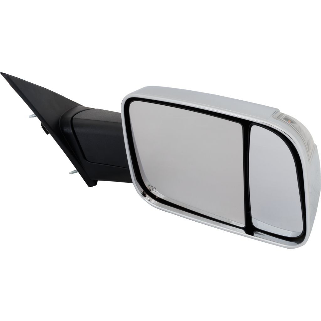 DODGE TRUCKS & VANS DODGE/PU (R1500) DOOR MIRROR RIGHT (Passenger Side) PWR/HTD/SIGNAL/PUDDLE/MEMORY (WO/BSD)(CHROME)(W/TOW PKG) OEM#68276476AE 2019-2022 PL#CH1321460