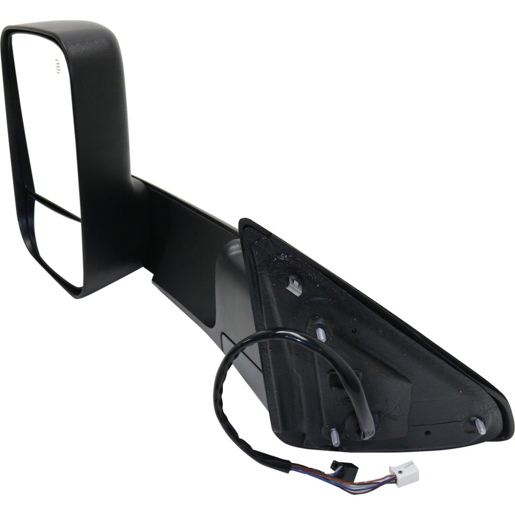 DODGE TRUCKS & VANS DODGE/PU (R1500) DOOR MIRROR LEFT (Driver Side) PWR/HTD/SIGNAL/PUDDLE (DUAL GLASS)(TEXT BLK)(W/TOW)(W/TEMP SENSR) OEM#68285865AD 2013-2022 PL#CH1320350
