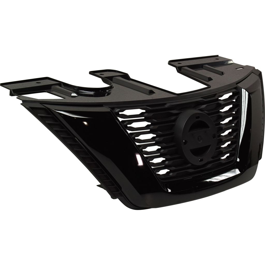 NISSAN ROGUE (2.5L) GRILLE BLACK/BLACK (WO/CAMERA)(MIDNIGHT ED)**CAPA** OEM#623106FL0D 2017 PL#NI1200303C