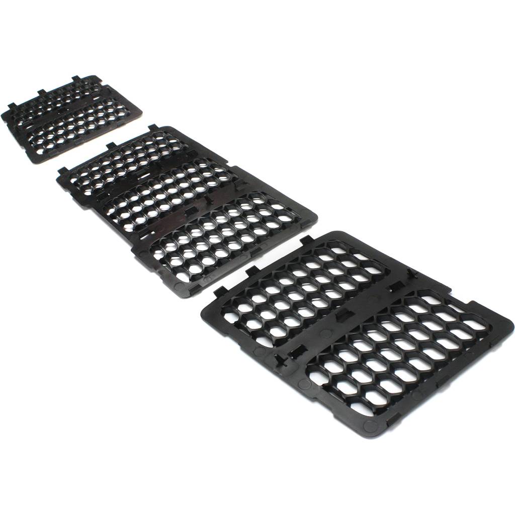 JEEP GRAND CHEROKEE GRILLE INNER MESH BLACK (3pcs)(HONEYCOMB) OEM#68143074AD 2014-2016 PL#CH1200377